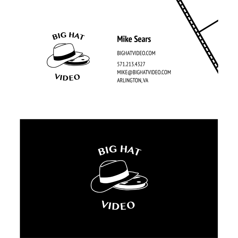 Big Hat Videos Business Cards