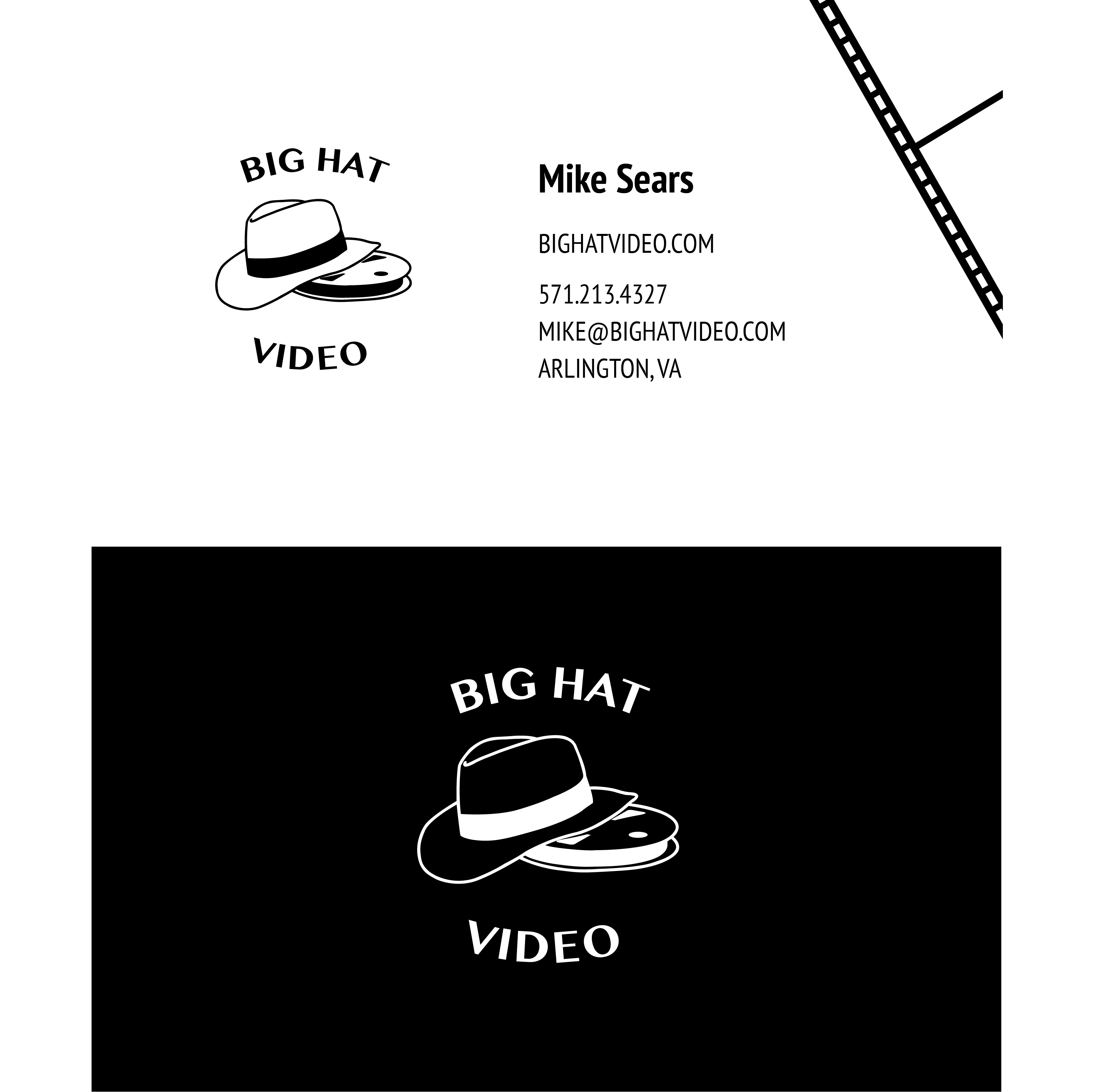 Big Hat Videos Business Cards